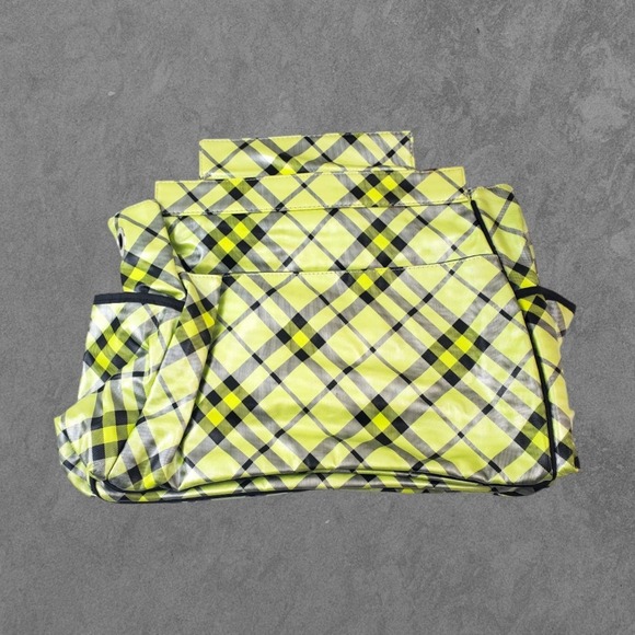 Miche Bag Delilah August 2010 Big Bag Shell Lime Green Black Plaid Cover - Picture 2 of 6